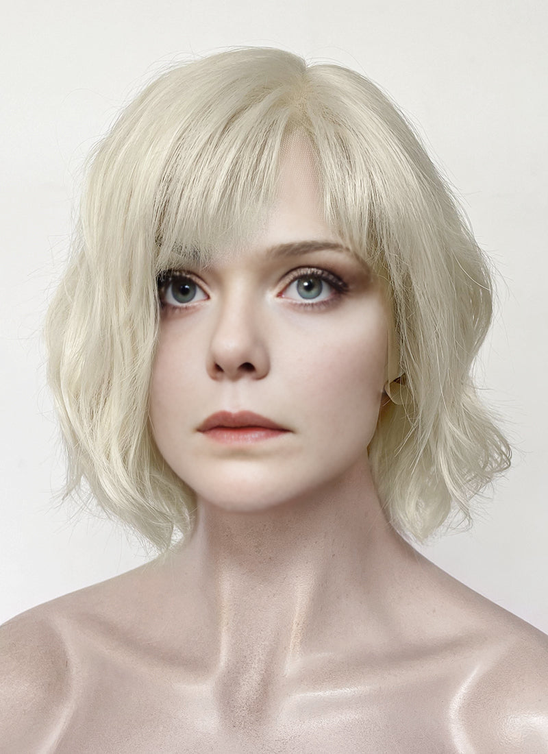 Predator Badlands Thia & Tessa Platinum Blonde Wavy Lace Front Synthetic Hair Wig LF6158
