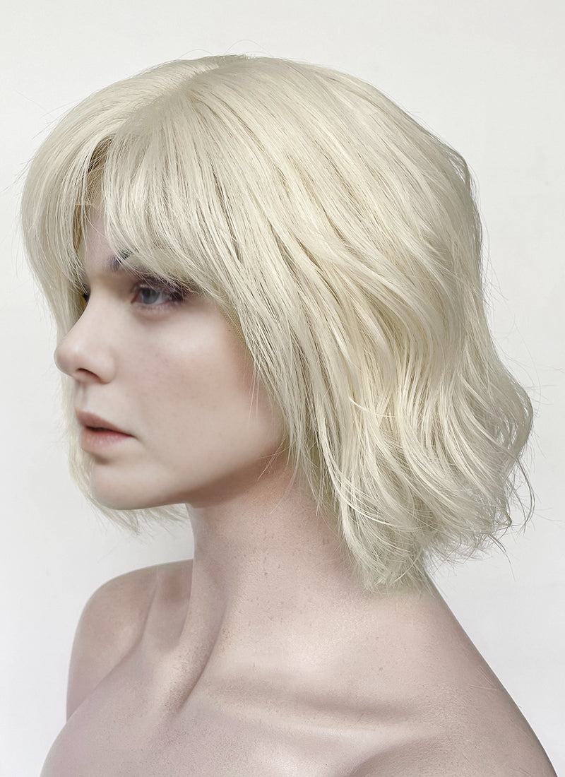 Predator Badlands Thia & Tessa Platinum Blonde Wavy Lace Front Synthetic Hair Wig LF6158