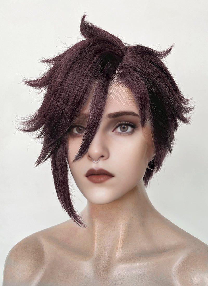 Dispatch Courtney Invisigal Deep Violet Straight Yaki Lace Front