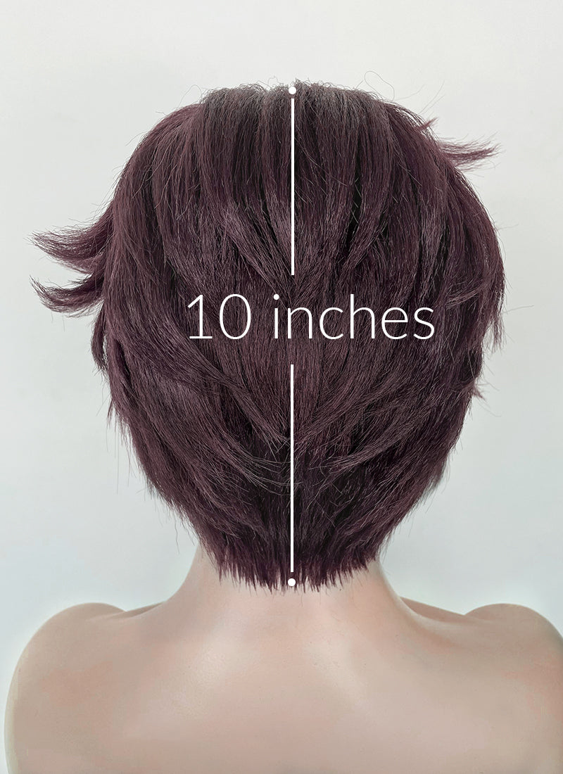 Dispatch Courtney Invisigal Deep Violet Straight Yaki Lace Front Synthetic Hair Wig LF6159