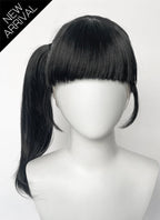 Demon Slayer: Kimetsu no Yaiba Kanao Tsuyuri Black Straight Lace Front Synthetic Wig LF6165