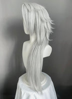 Helluva Boss Loona Silver Grey Straight Lace Front Synthetic Wig LF6167