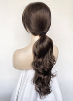 Tomb Raider Lara Croft Brunette Braided Lace Front Synthetic Hair Wig LF6169