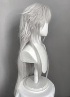 Love and Deepspace Sylus Pastel Light Grey Straight Lace Front Synthetic Men's Wig LF6177