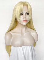 Jujutsu Kaisen Yuki Tsukumo Blonde Straight Lace Front Synthetic Hair Wig LF6178