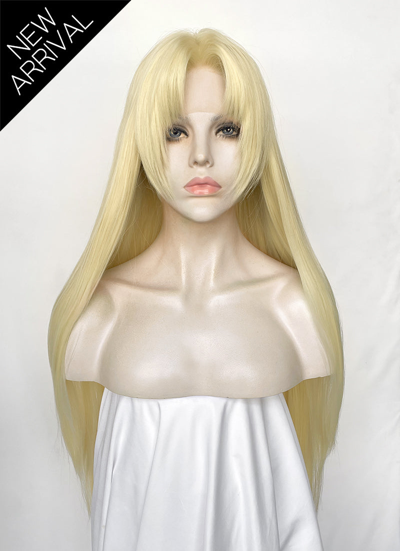 Jujutsu Kaisen Yuki Tsukumo Blonde Straight Lace Front Synthetic Hair Wig LF6178