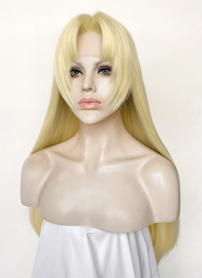 Jujutsu Kaisen Yuki Tsukumo Blonde Straight Lace Front Synthetic Hair Wig LF6178
