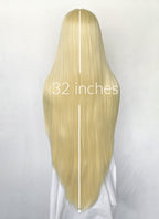 Jujutsu Kaisen Yuki Tsukumo Blonde Straight Lace Front Synthetic Hair Wig LF6178