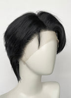 Jujutsu Kaisen Yuta Okkotsu Jet Black Straight Lace Front Synthetic Men's Wig LF6179