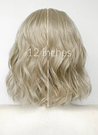 Resident Evil Requiem Grace Ashcrof Ash Blonde With Brown Roots Wavy Lace Front Synthetic Hair Wig LF6181