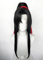 Mo Dao Zu Shi Grandmaster of Demonic Cultivation Wei Wuxian Jet Black Ponytail Lace Front Wig LF6184