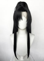 Mo Dao Zu Shi Grandmaster of Demonic Cultivation Wei Wuxian Jet Black Ponytail Lace Front Wig LF6184
