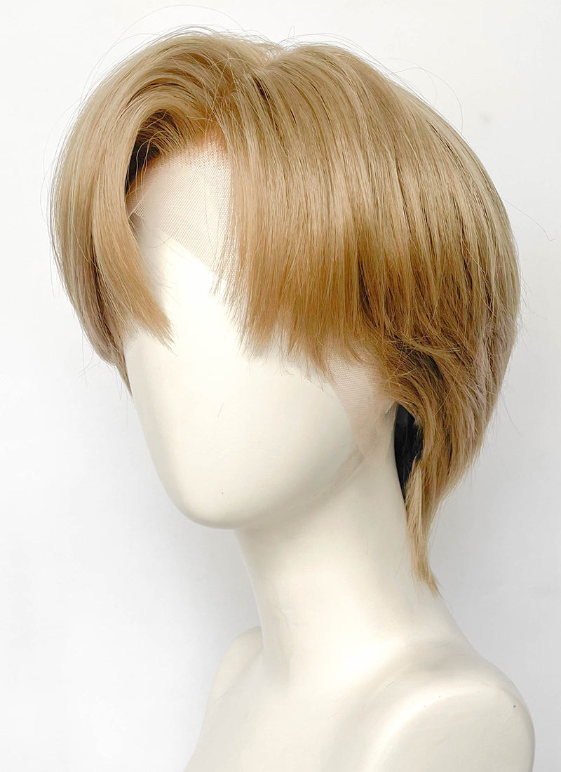 BEASTARS Louis Mixed Blonde Straight Lace Front Synthetic Men's Wig LF6185