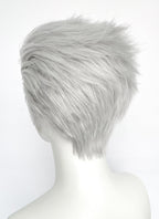 Devil May Cry Vergil Straight Silver Grey Lace Front Synthetic Men's Wig LF6192