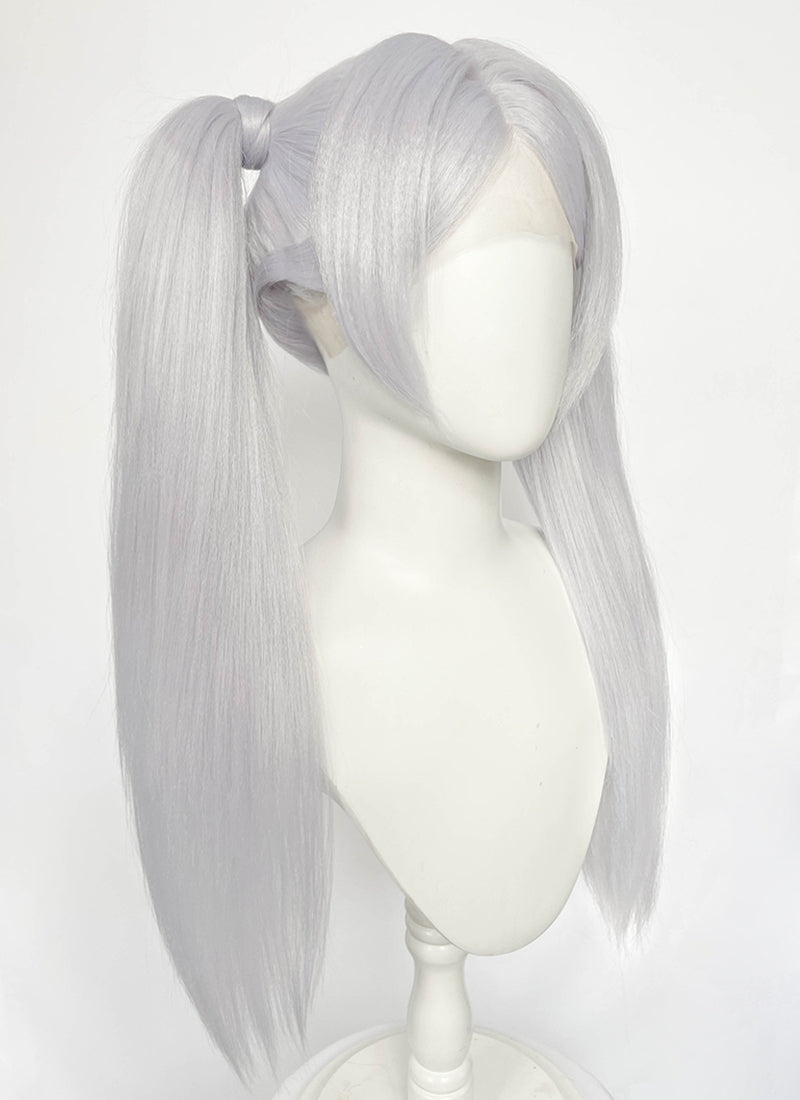 Frieren: Beyond Journey's End Frieren Pastel Lilac Mixed Blonde Ponytail Lace Front Wig LF6195