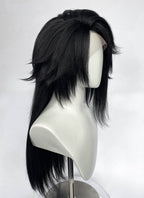 Final Fantasy Vincent Valentine Black Straight Lace Front Synthetic Men's Wig LF6198