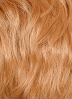 Pastel Orange Wavy Lace Front Synthetic Men's Wig LF6199