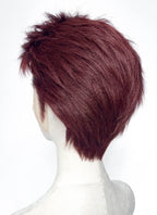 Love and Deepspace Valko Straight Cherry Red Lace Front Synthetic Men's Wig LF6200