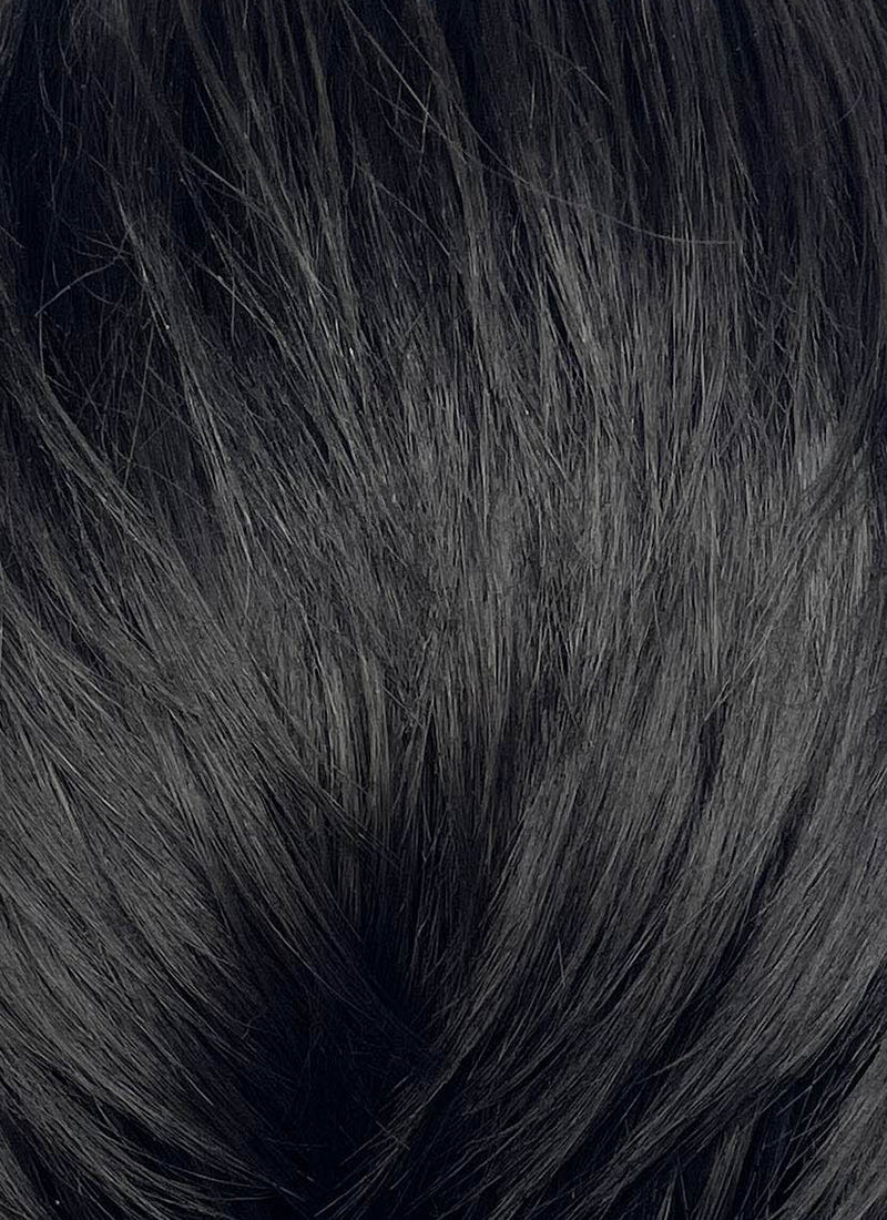 Black Straight Lace Front Synthetic Hair Wig LF6201