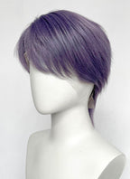 Ash Purple Straight Lace Front Synthetic Hair Men's Wig LF6204