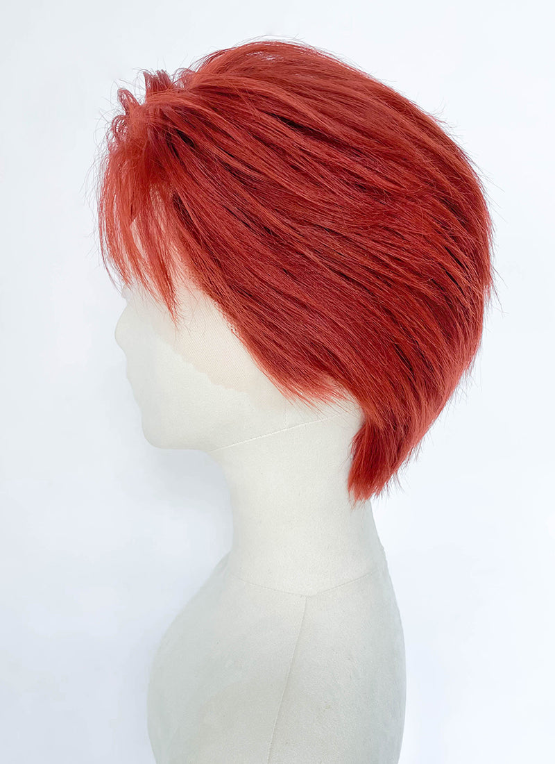Red Straight Lace Front Synthetic Hair Men's Wig LF6207