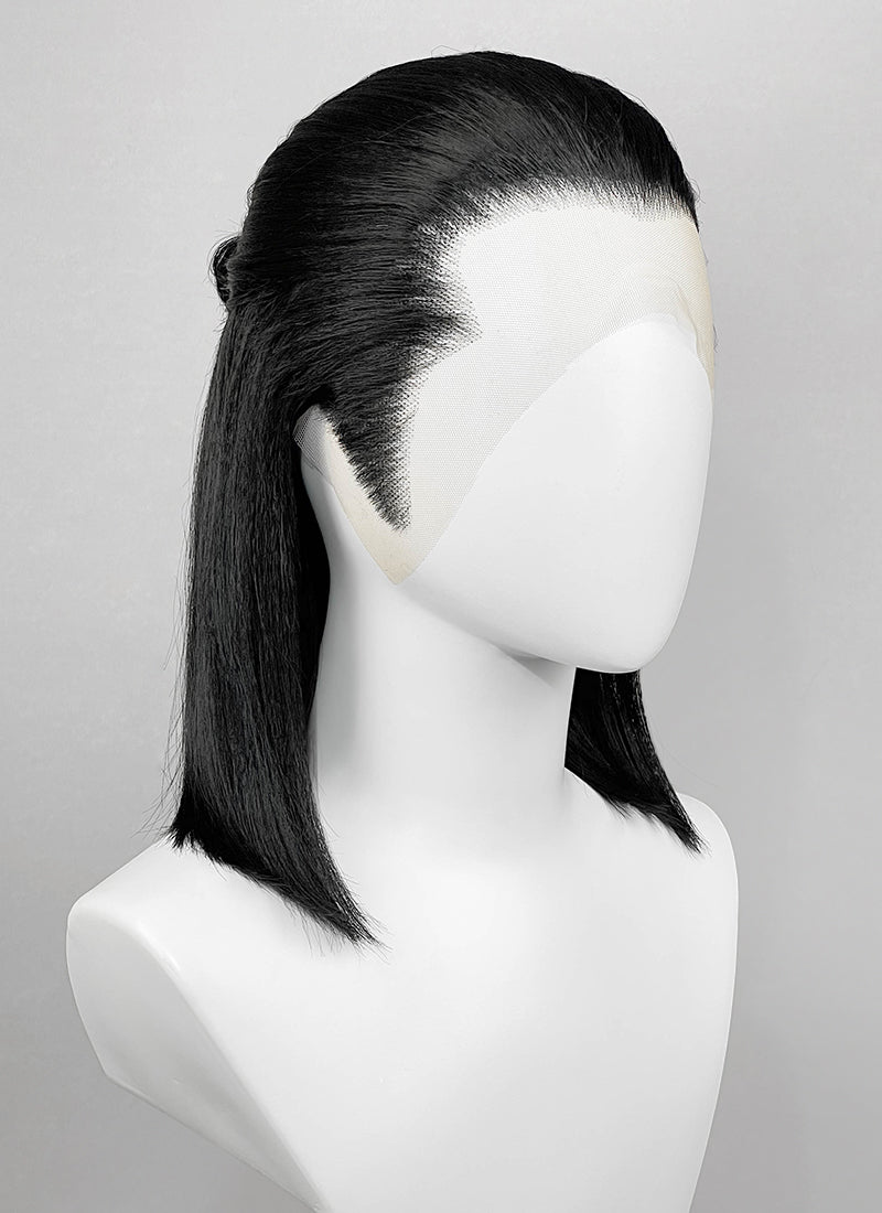The Blood of Dawnwalker Coen Black Straight Ponytail Lace Front Synthetic Men's Wig LF6208