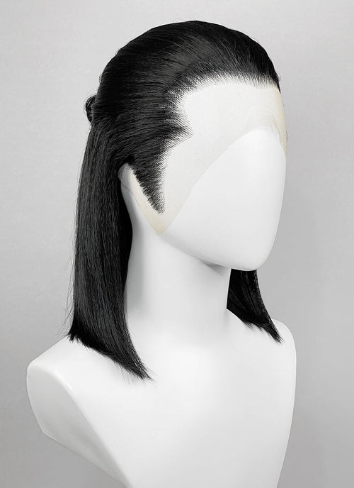 The Blood of Dawnwalker Coen Black Straight Ponytail Lace Front Synthetic Men's Wig LF6208