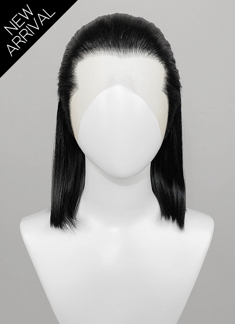 The Blood of Dawnwalker Coen Black Straight Ponytail Lace Front Synthetic Men's Wig LF6208