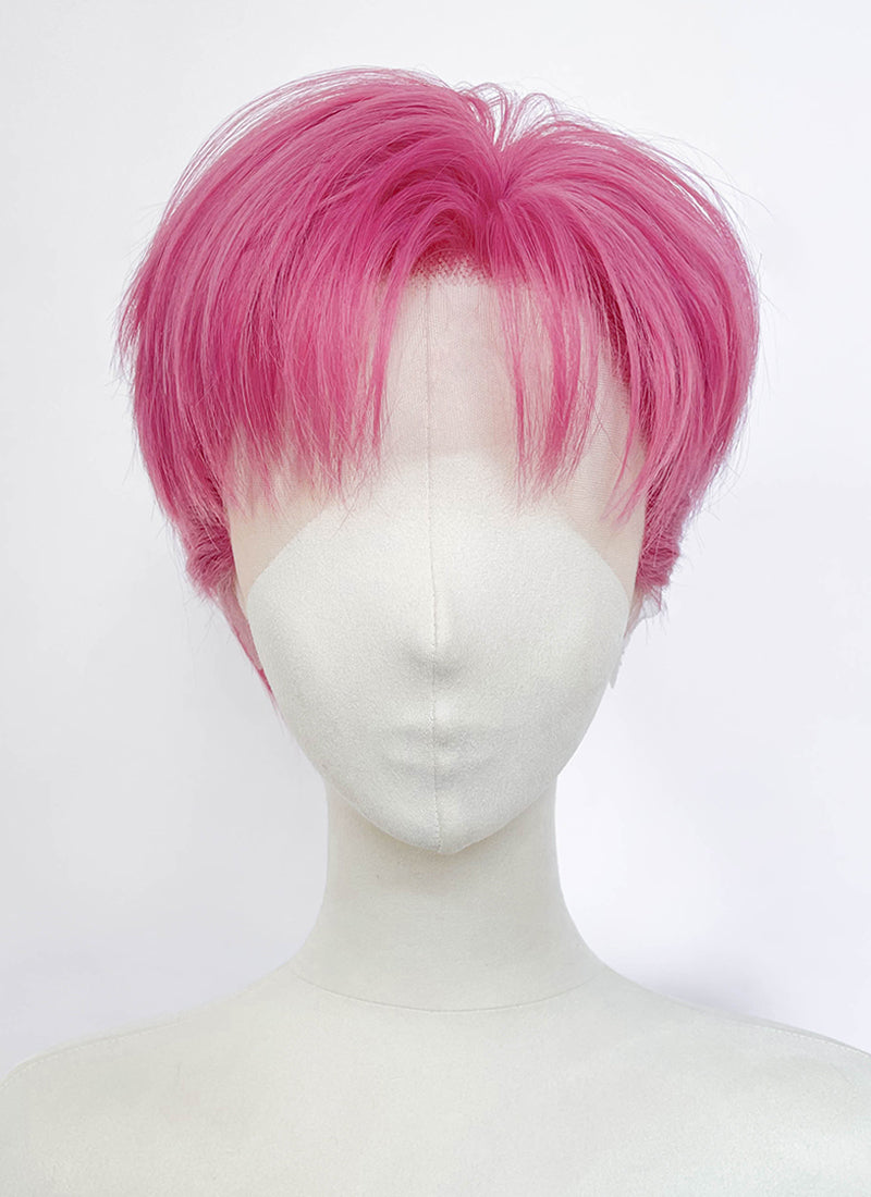 Hot Pink Straight Lace Front Synthetic Hair Wig LF6209