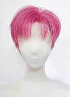Hot Pink Straight Lace Front Synthetic Hair Wig LF6209