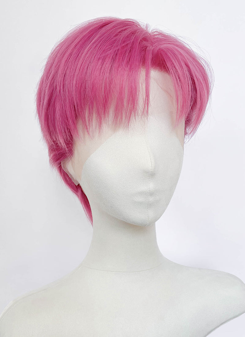Hot Pink Straight Lace Front Synthetic Hair Wig LF6209