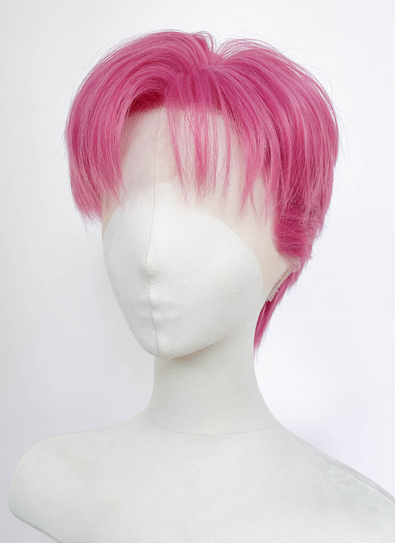 Hot Pink Straight Lace Front Synthetic Hair Wig LF6209