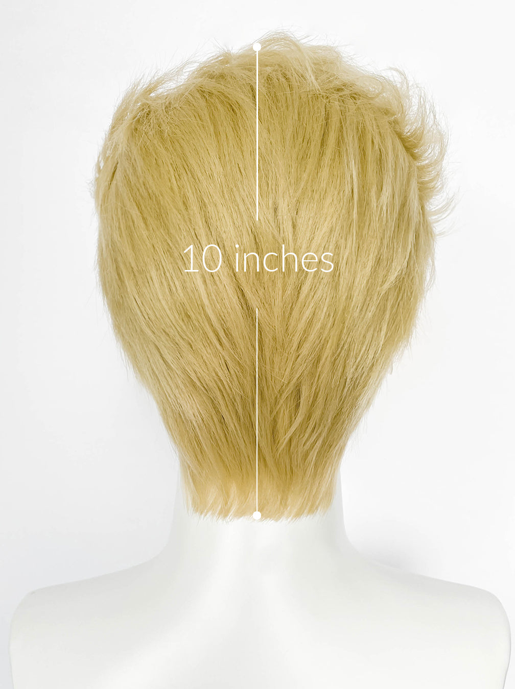 X-Men Angel Blonde Straight Lace Front Synthetic Men's Wig LF6210