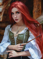 Ginger Straight Yaki Lace Front Synthetic Wig LF624F