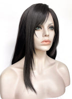 Final Fantasy VII Remake Tifa Lockhart Straight Yaki Natural Black Lace Front Synthetic Wig LF8007