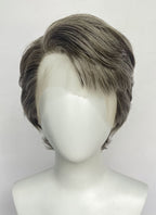 The Last of Us Joel Miller Sage Grey Straight Lace Front Synthetic Men's Wig LF8039A