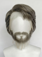 The Last of Us Joel Miller Sage Grey Straight Lace Front Synthetic Men's Wig LF8039A