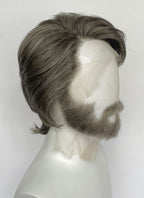 The Last of Us Joel Miller Sage Grey Straight Lace Front Synthetic Men's Wig LF8039A