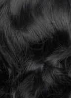 Snow White 1937 Jet Black Wavy Bob Lace Front Synthetic Wig LF8040