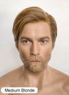 Star Wars Obi-Wan Kenobi Medium Blonde Straight Lace Front Synthetic Men's Wig LF8045