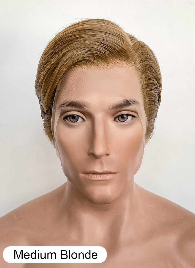 Star Wars Obi-Wan Kenobi Medium Blonde Straight Lace Front Synthetic Men's Wig LF8045