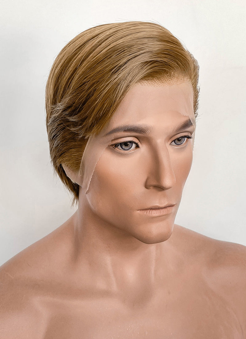 Star Wars Obi-Wan Kenobi Medium Blonde Straight Lace Front Synthetic Men's Wig LF8045