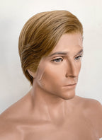Star Wars Obi-Wan Kenobi Medium Blonde Straight Lace Front Synthetic Men's Wig LF8045