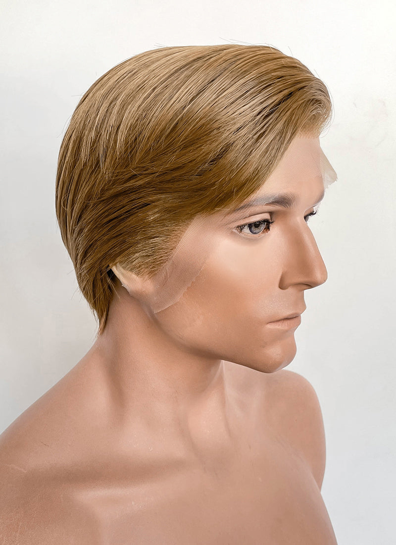 Star Wars Obi-Wan Kenobi Medium Blonde Straight Lace Front Synthetic Men's Wig LF8045