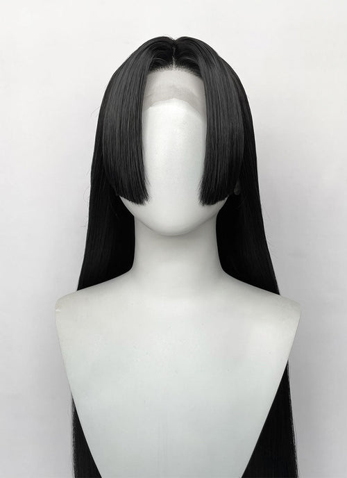 One Piece Boa Hancock Yaki Jet Black Straight Lace Front Synthetic Wig LF8047