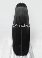 One Piece Boa Hancock Yaki Jet Black Straight Lace Front Synthetic Wig LF8047
