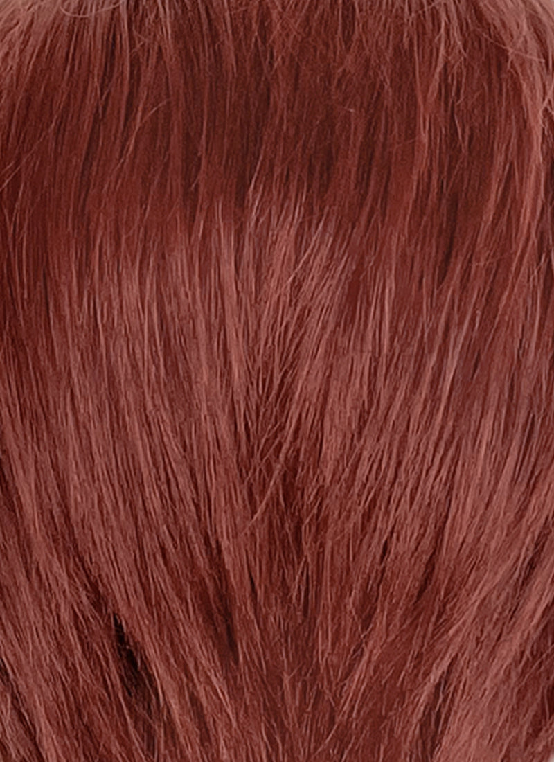 Auburn Straight Lace Front Synthetic Men's Wig LF8048
