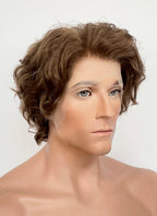 Clair Obscur: Expedition 33 Gustave Brown Curly Lace Front Synthetic Men's Wig LF8054