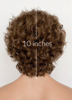 Clair Obscur: Expedition 33 Gustave Brown Curly Lace Front Synthetic Men's Wig LF8054