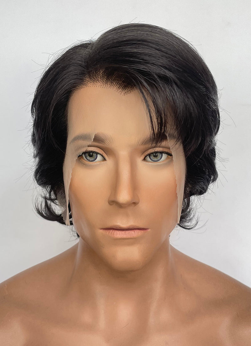 Star Wars: Andor Cassian Andor Black Wavy Lace Front Synthetic Men's Wig LF8055